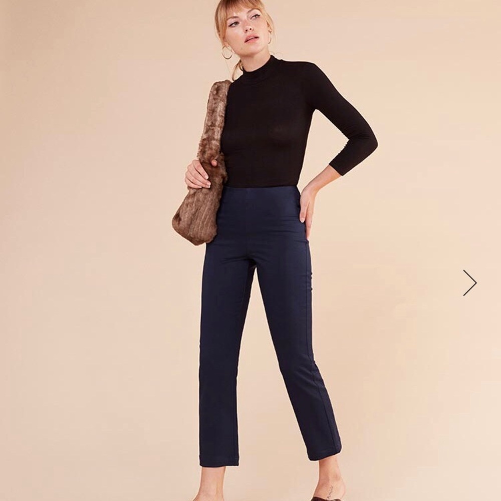 Reformation Geffrey Pant Labled size 4 but fits 6